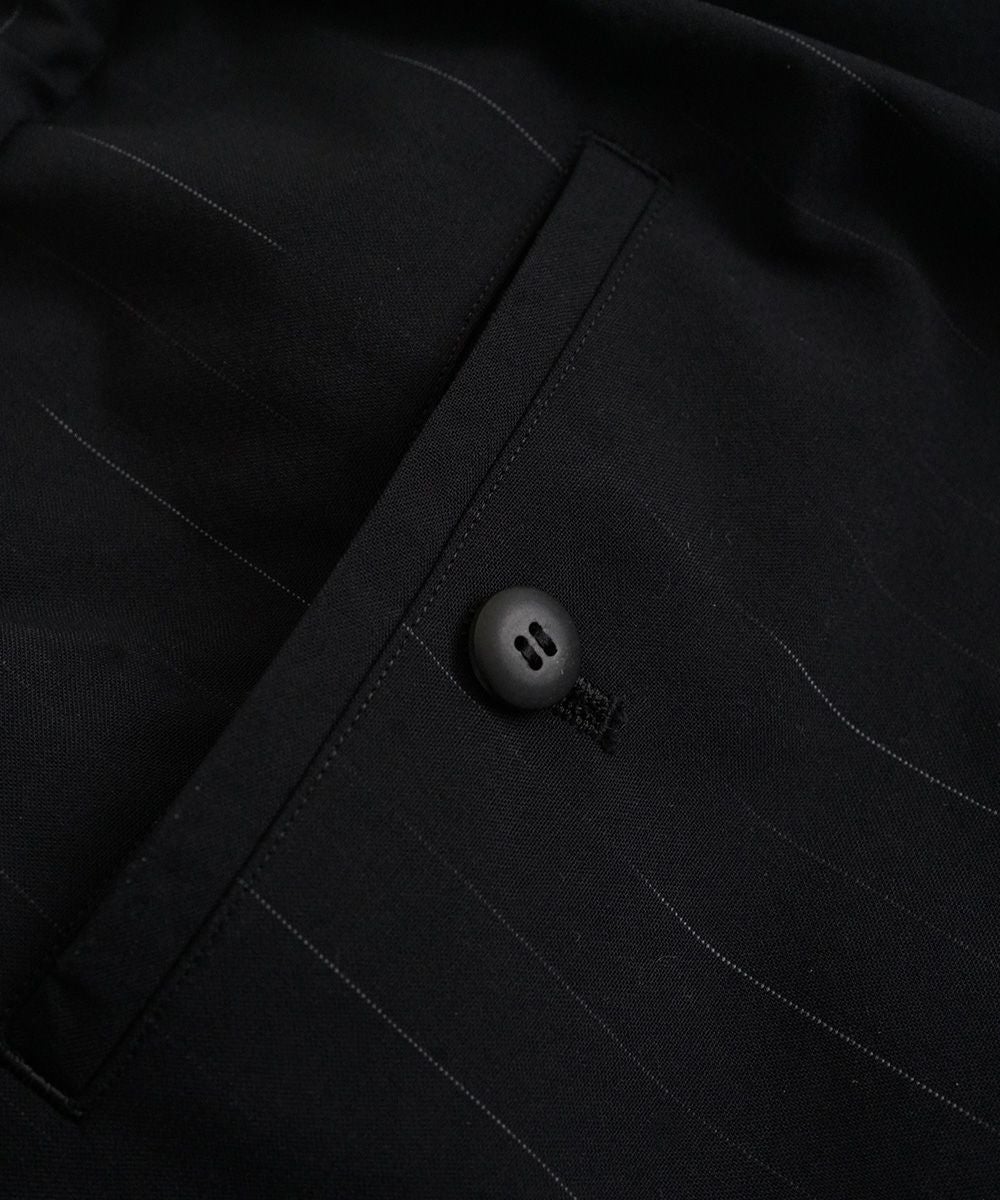 YOKO SAKAMOTOヨーコサカモト DOUBLE PLEATED WIDE EASY PANTS　BLACK　(YS-26SS-35)