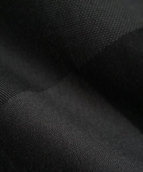  VU / ヴウlayered band collar short shirt[CHARCOAL×BLACK / BLACK］vu-sht-010