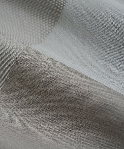 VU / ヴウlayered band collar short shirt[ASH×GRAY / STONE GRAY］vu-sht-010