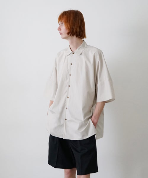 VU dolman shirt finx cotton [OFF BEIGE］vu-sht-006
