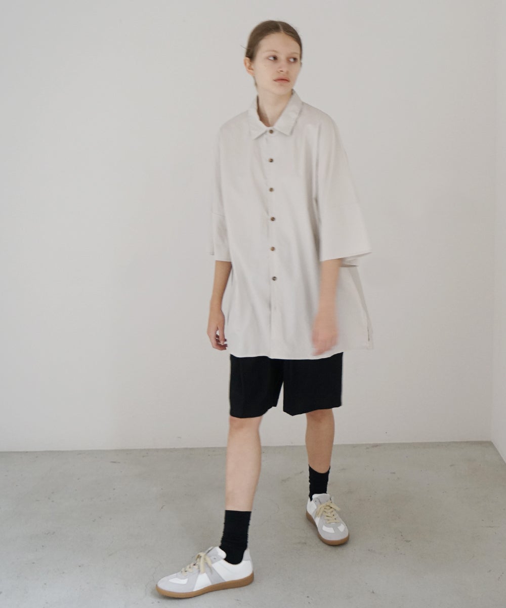 VUm dolman shirt finx cotton [OFF BEIGE］ vu-sht-006