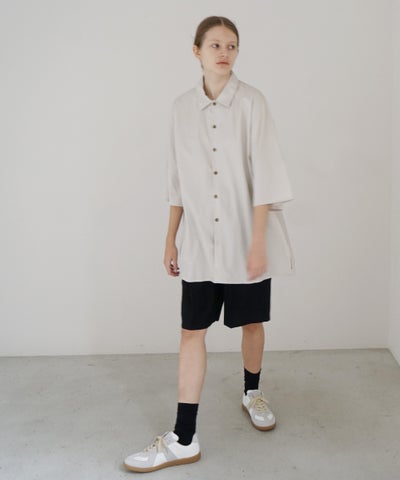 VUm dolman shirt finx cotton [OFF BEIGE］ vu-sht-006