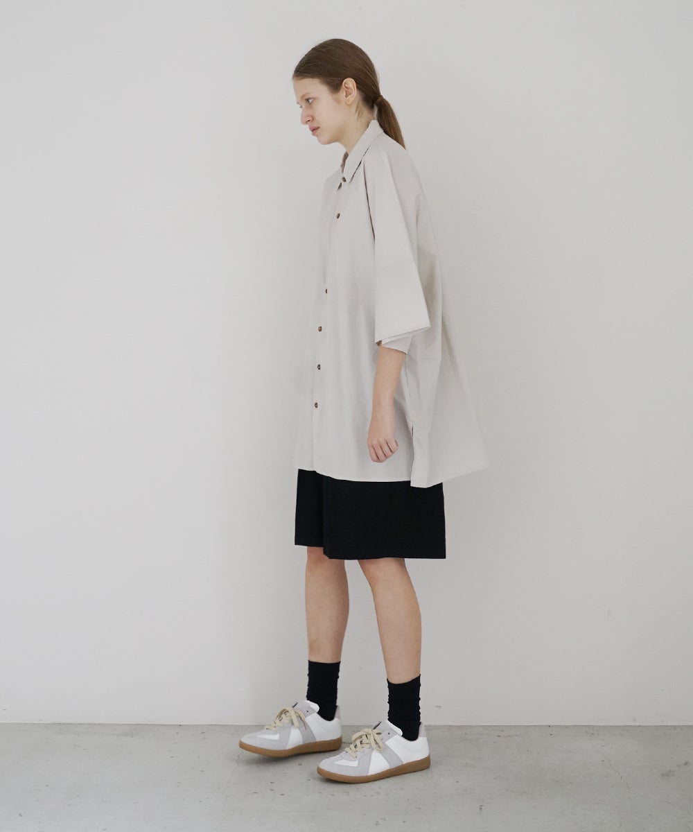 VUm dolman shirt finx cotton [OFF BEIGE］ vu-sht-006