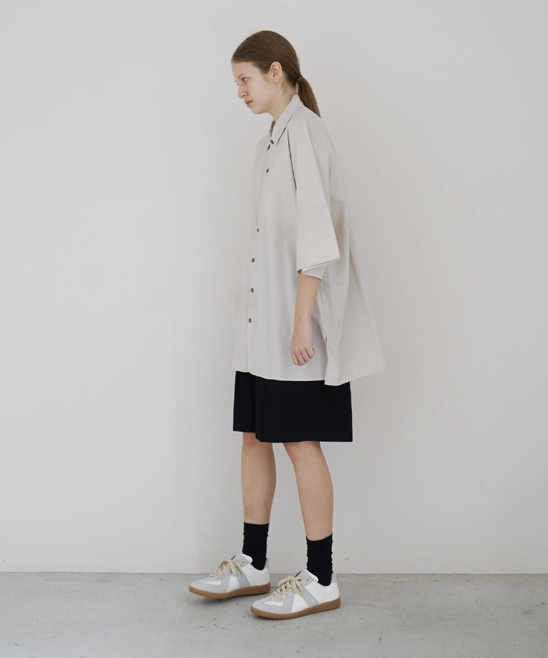 VUm dolman shirt finx cotton [OFF BEIGE］ vu-sht-006