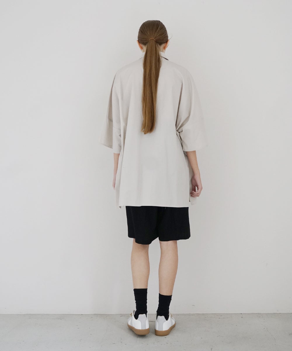 VUm dolman shirt finx cotton [OFF BEIGE］ vu-sht-006