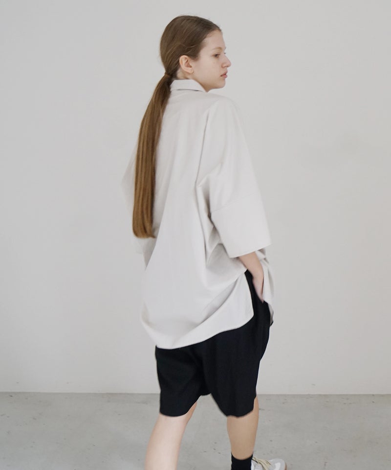 VUm dolman shirt finx cotton [OFF BEIGE］ vu-sht-006