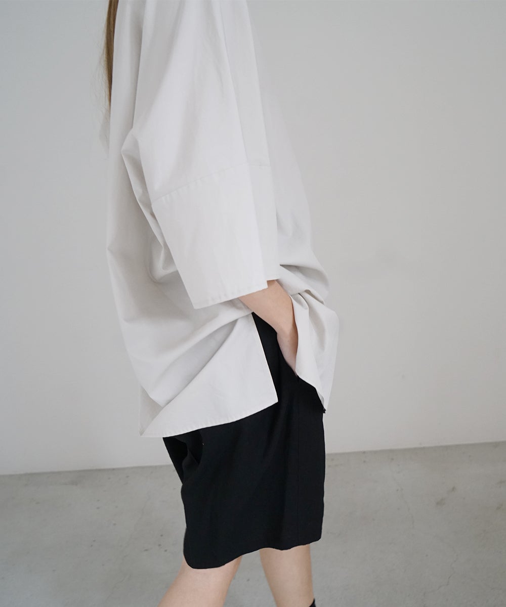 VUm dolman shirt finx cotton [OFF BEIGE］ vu-sht-006