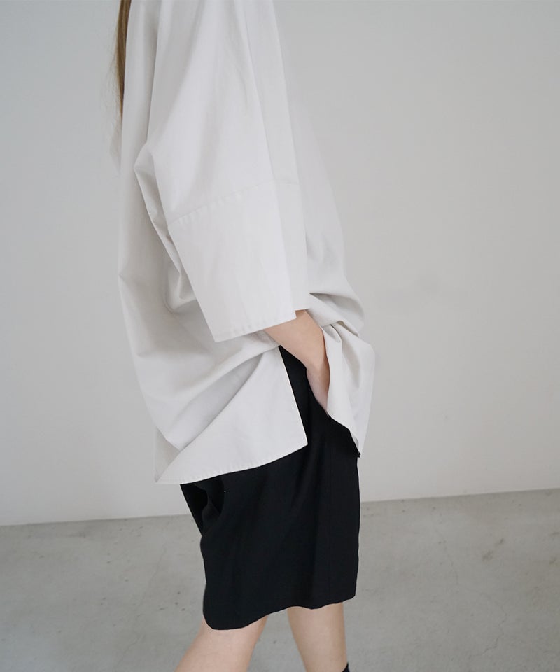 VUm dolman shirt finx cotton [OFF BEIGE］ vu-sht-006