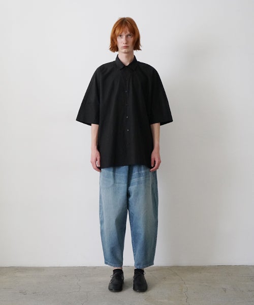 VU dolman shirt finx cotton [BLACK］vu-sht-006