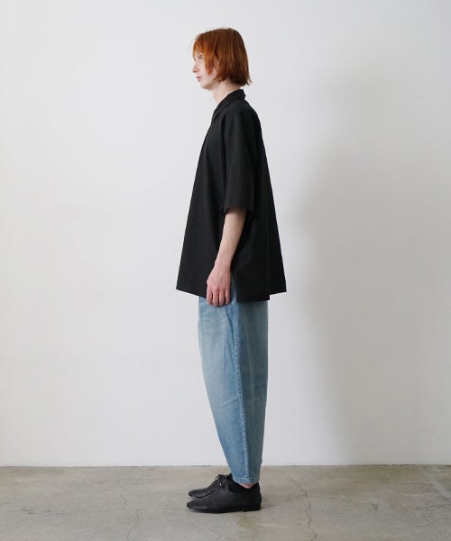 VU dolman shirt finx cotton [BLACK］vu-sht-006