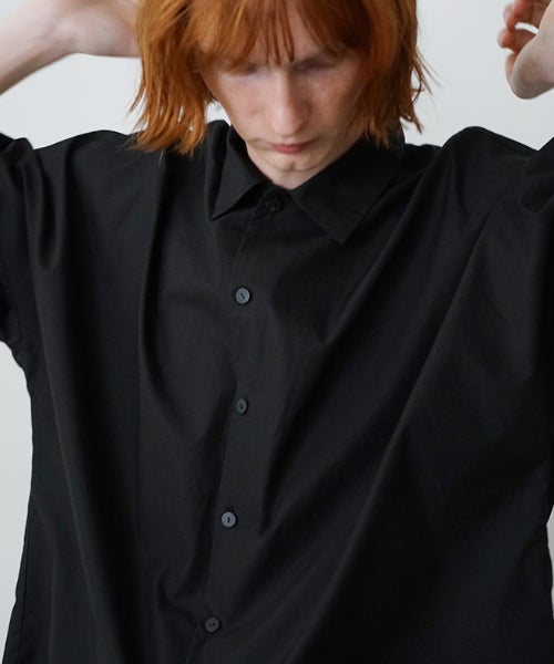 VU dolman shirt finx cotton [BLACK］vu-sht-006