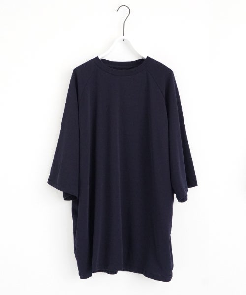 VU スビン バルーンTシャツ NAVY｜Suvin Balloon T-Shirt vu-cut-003