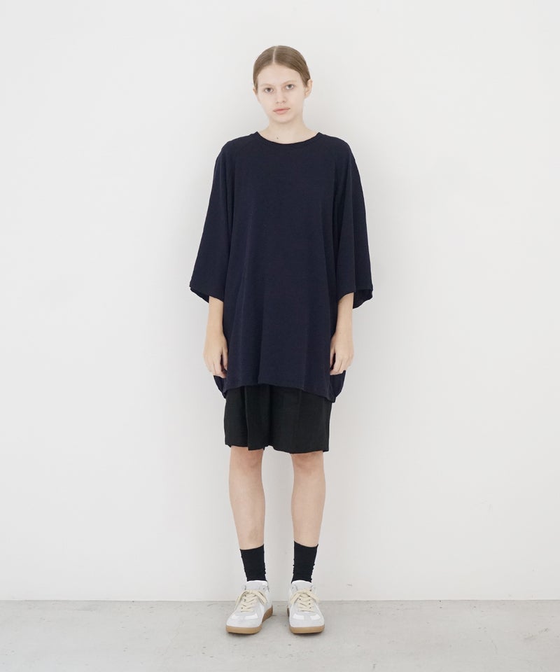 VUm suvin ballon t-shirt [NAVY］vu-cut-003