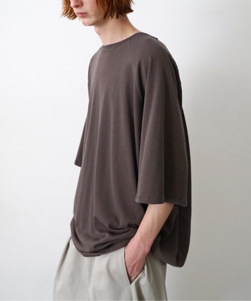 VU suvin ballon t-shirt [GREIGE］vu-cut-003