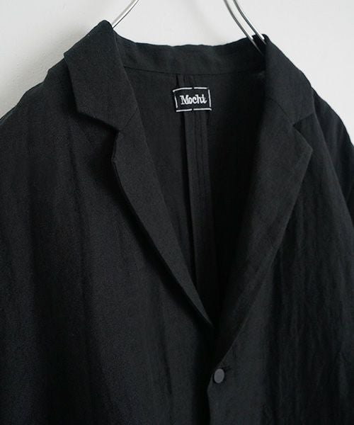 Mochi モチ linen shirt jacket [black] ms26-ja-01