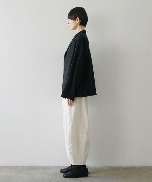 Mochi モチ linen shirt jacket [black] ms26-ja-01