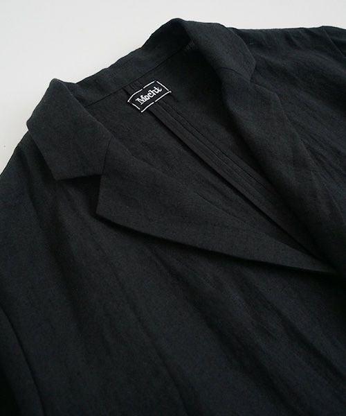 Mochi モチ linen shirt jacket [black] ms26-ja-01