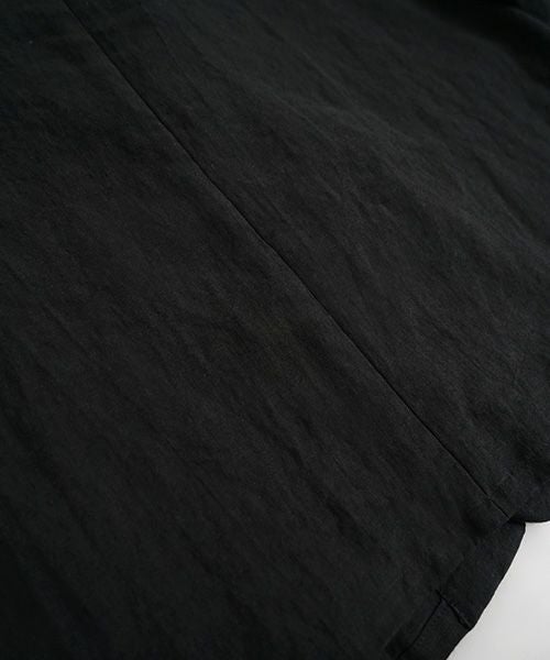 Mochi モチ linen shirt jacket [black] ms26-ja-01