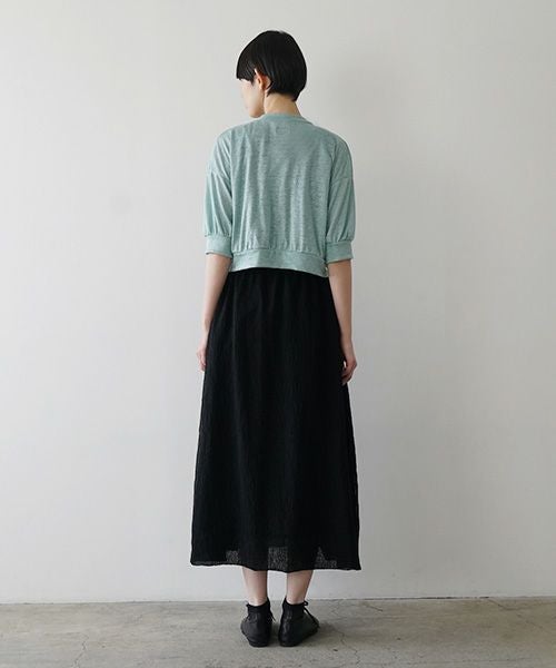 Mochi モチ layered tulle long skirt [black] ms26-sk-01
