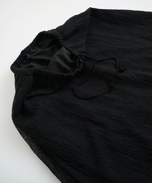 Mochi モチ layered tulle long skirt [black] ms26-sk-01