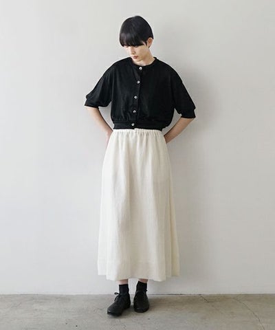 Mochi モチ layered tulle long skirt [white] ms26-sk-01