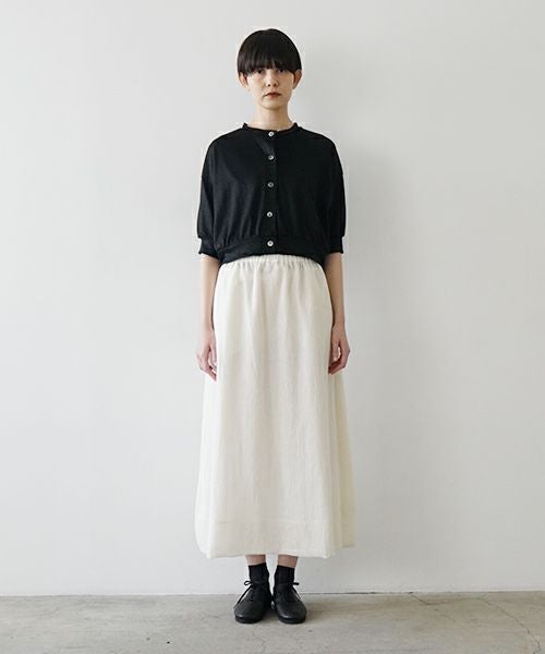 Mochi モチ layered tulle long skirt [white] ms26-sk-01