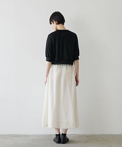 Mochi モチ layered tulle long skirt [white] ms26-sk-01