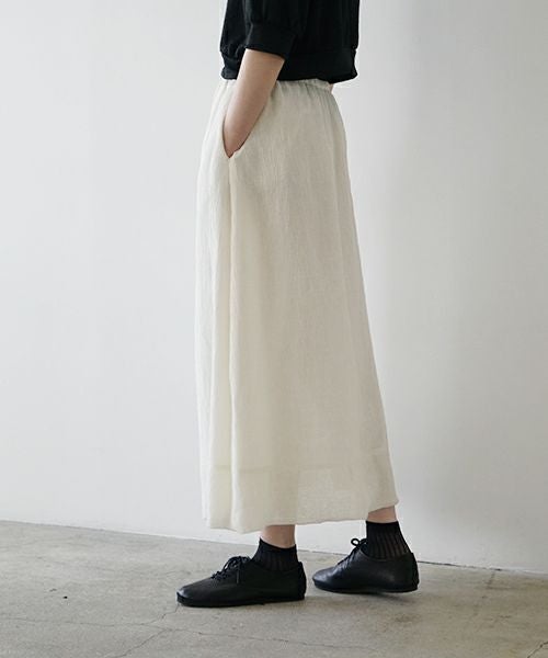 Mochi モチ layered tulle long skirt [white] ms26-sk-01