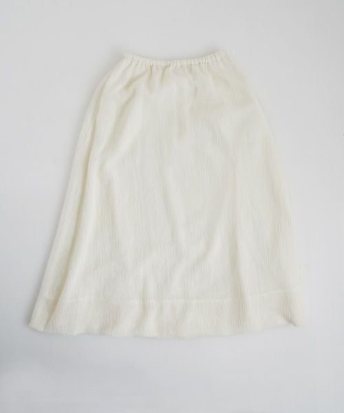 Mochi モチ layered tulle long skirt [white] ms26-sk-01