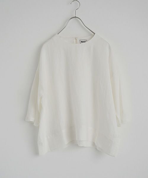Mochi モチ panel bulky tee blouse [off white] ms26-b-01
