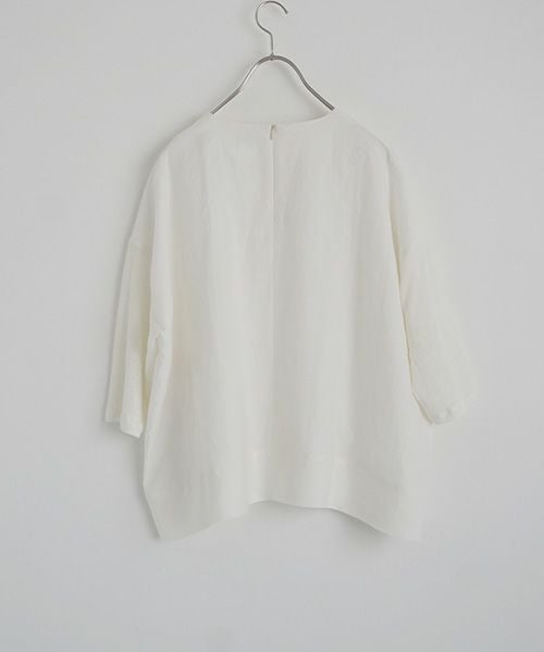 Mochi モチ panel bulky tee blouse [off white] ms26-b-01