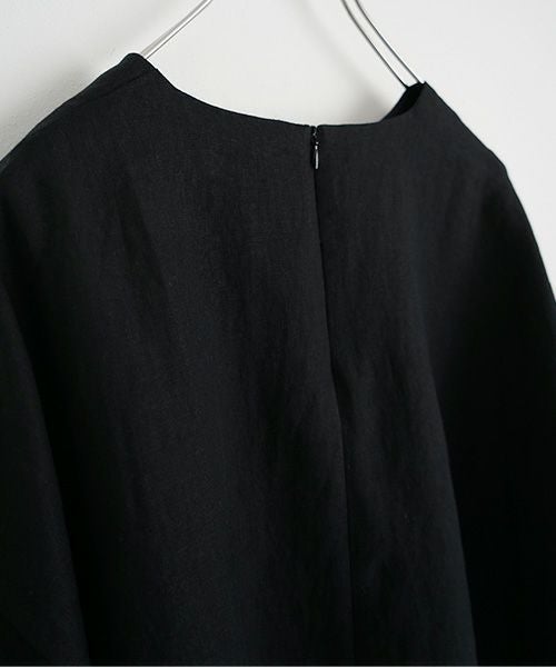Mochi モチ panel bulky tee blouse [black] ms26-b-01