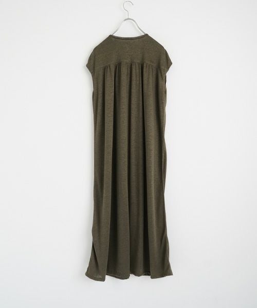 Mochi モチ sleeveless knit dress [moss gray] 265ms-kn-01