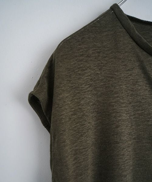 Mochi モチ sleeveless knit dress [moss gray] 265ms-kn-01