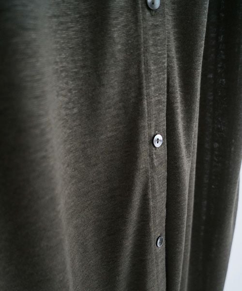 Mochi モチ sleeveless knit dress [moss gray] 265ms-kn-01