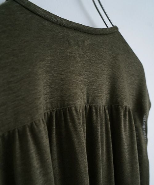 Mochi モチ sleeveless knit dress [moss gray] 265ms-kn-01
