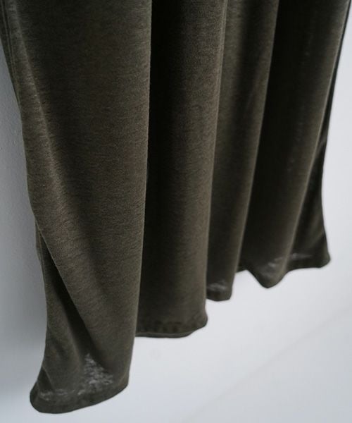 Mochi モチ sleeveless knit dress [moss gray] 265ms-kn-01