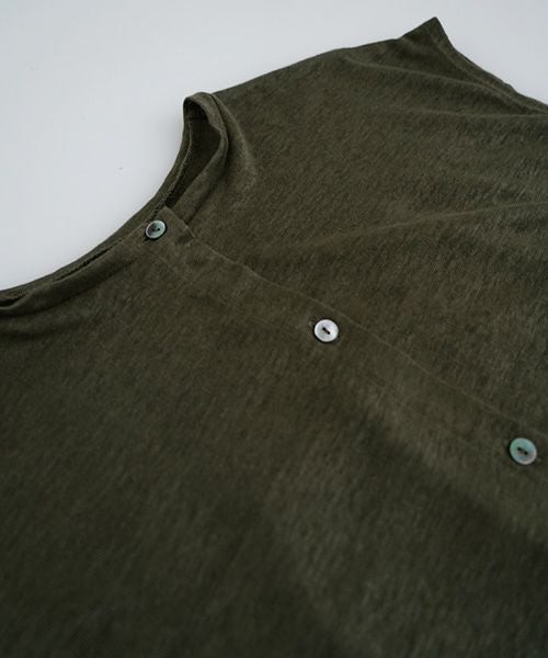 Mochi モチ sleeveless knit dress [moss gray] 265ms-kn-01
