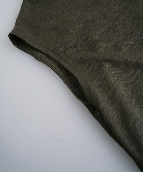 Mochi モチ sleeveless knit dress [moss gray] 265ms-kn-01