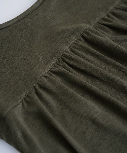 Mochi モチ sleeveless knit dress [moss gray] 265ms-kn-01
