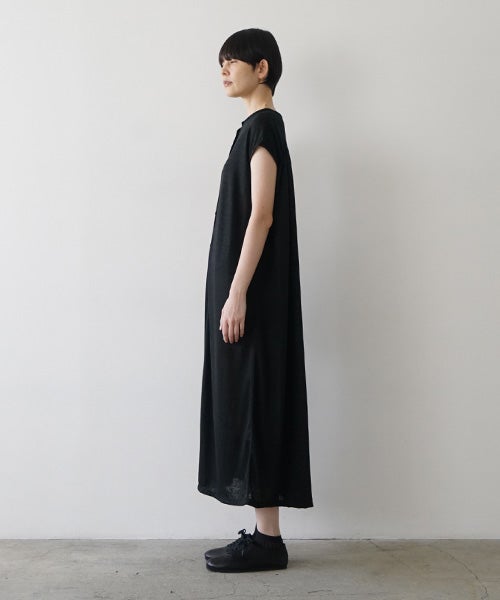 Mochi モチ sleeveless knit dress [black]265ms-kn-01