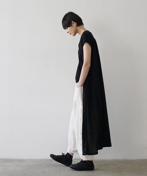 Mochi モチ sleeveless knit dress [black]265ms-kn-01