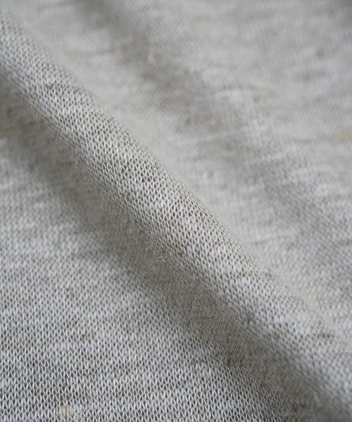 Moch モチ sleeveless knit dress [natural linen]265ms-kn-01