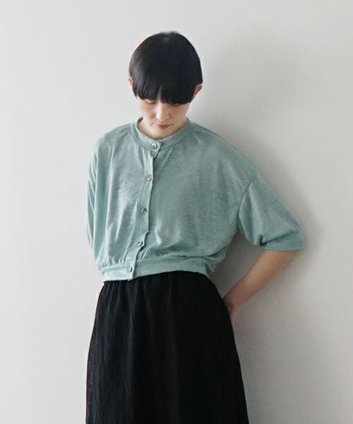 Mochi モチ bolero cardigan [smoke blue] ms24-jk-01