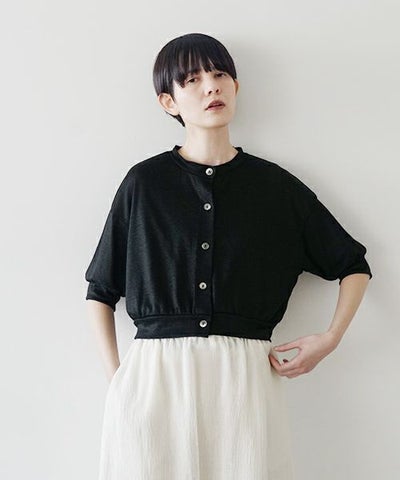Mochi モチ bolero cardigan [black] ms24-jk-01