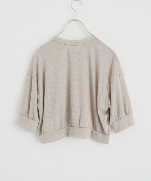Mochi モチ bolero cardigan [natural linen] ms24-jk-01