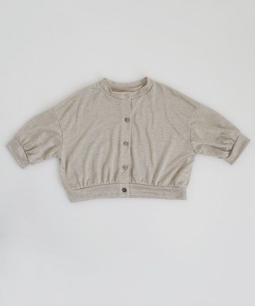 Mochi モチ bolero cardigan [natural linen] ms24-jk-01