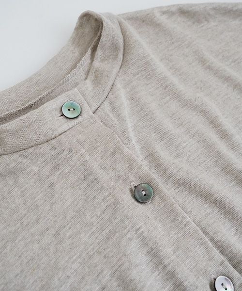 Mochi モチ bolero cardigan [natural linen] ms24-jk-01