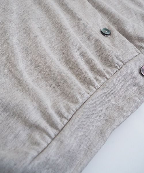 Mochi モチ bolero cardigan [natural linen] ms24-jk-01