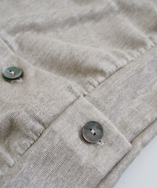 Mochi モチ bolero cardigan [natural linen] ms24-jk-01